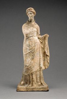 Statuette of a Draped Female Figure, 4th-3rd century BC. Creator: Unknown