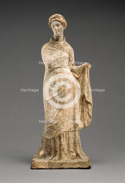 Statuette of a Draped Female Figure, 4th-3rd century BC. Creator: Unknown.