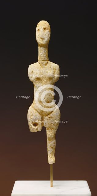 Statuette of a Female Figure with Truncated Arms, 3000-2800 B.C. Creator: Unknown.