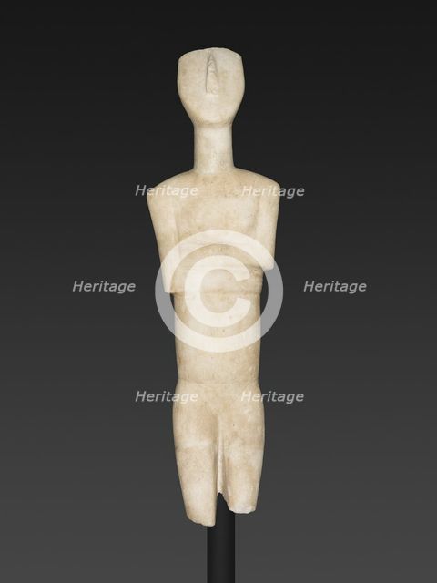 Statuette of a Female Figure, Early Bronze Age, 2600-2400 BCE. Creator: Unknown.