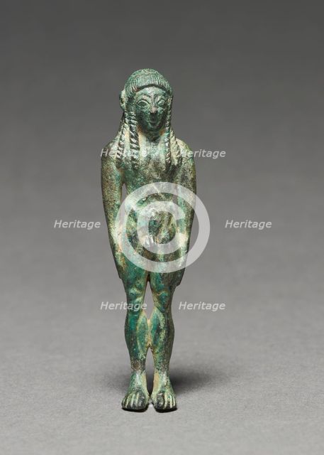Statuette of a Kouros, 600-500 BC. Creator: Unknown.