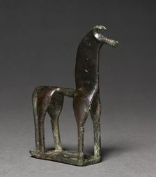 Statuette of a Horse, 750-700 BC. Creator: Unknown