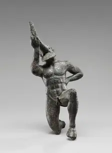 Statuette of a Satyr, 480-460 BC. Creator: Unknown