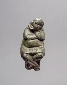 Statuette of a Seated Actor, 1st century A.D. Creator: Unknown