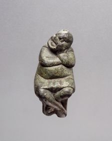 Statuette of a Seated Actor, 1st century A.D. Creator: Unknown