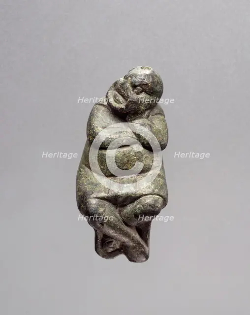 Statuette of a Seated Actor, 1st century A.D. Creator: Unknown.