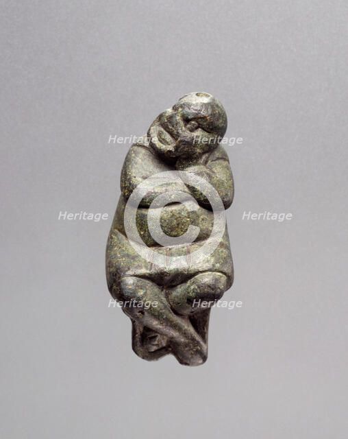 Statuette of a Seated Actor, 1st century A.D. Creator: Unknown.