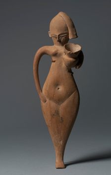 Statuette of a Serving Girl, c. 1323-1186 BC. Creator: Unknown