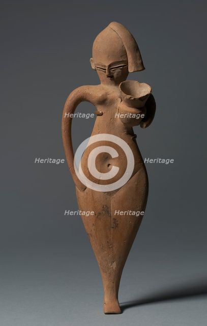 Statuette of a Serving Girl, c. 1323-1186 BC. Creator: Unknown.