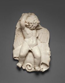 Statuette of a Sleeping Cupid, A.D. 50-100. Creator: Unknown