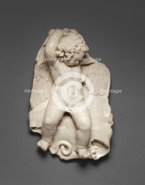 Statuette of a Sleeping Cupid, A.D. 50-100. Creator: Unknown.