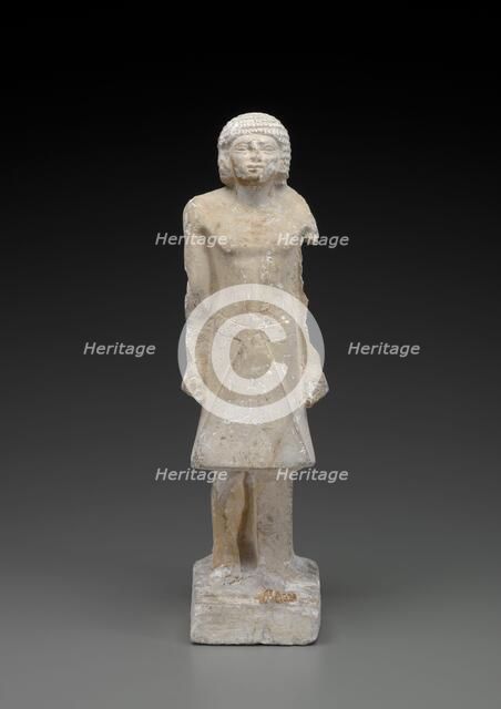 Statuette of a Striding Official, 2465-2323 BC. Creator: Unknown.