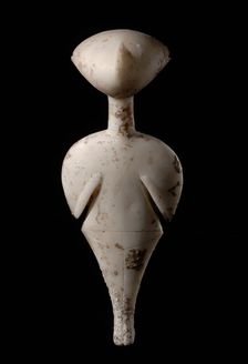 Statuette of a Woman: "The Stargazer", c. 3000 BC. Creator: Unknown