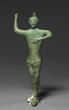 Statuette of a Warrior, 500-450 BC. Creator: Unknown