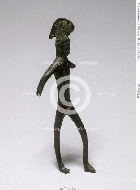 Statuette of a Warrior, 5th century BCE. Creator: Unknown.
