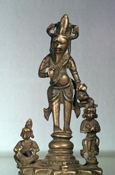 Statuette of Agni, god of fire, 11th century