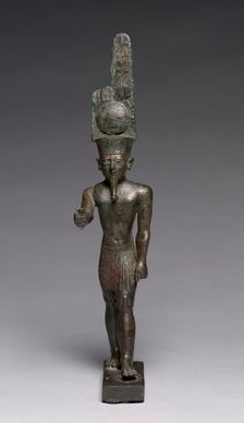 Statuette of Amen-Ra, 664-30 BC. Creator: Unknown