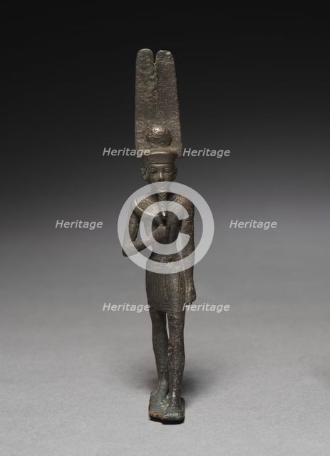 Statuette of Amen-Ra, 664-525 BC. Creator: Unknown.