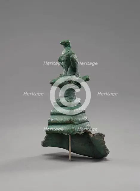 Statuette of an Eagle and Stag's Head on top of a Stepped Pyramid, 2nd-3rd century A.D. Creator: Unknown.