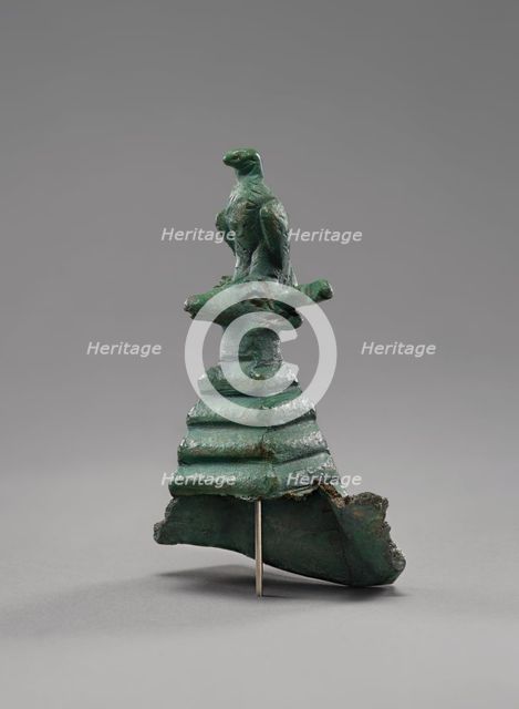 Statuette of an Eagle and Stag's Head on top of a Stepped Pyramid, 2nd-3rd century A.D. Creator: Unknown.