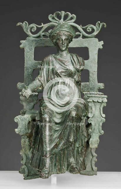 Statuette of an Enthroned Figure, 1st century. Creator: Unknown.