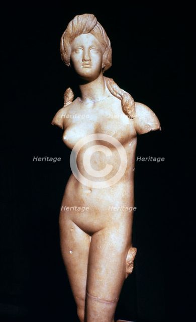 Statuette of Aphrodite from Soli, Cyprus, 1st century BC. Artist: Unknown