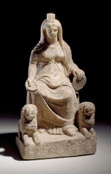 Statuette of Cybele, 2nd century. Creator: Unknown