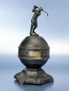 Statuette of golfer, c1910