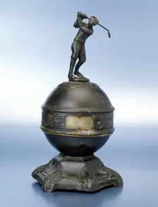 Statuette of golfer, c1910. Creator: Unknown