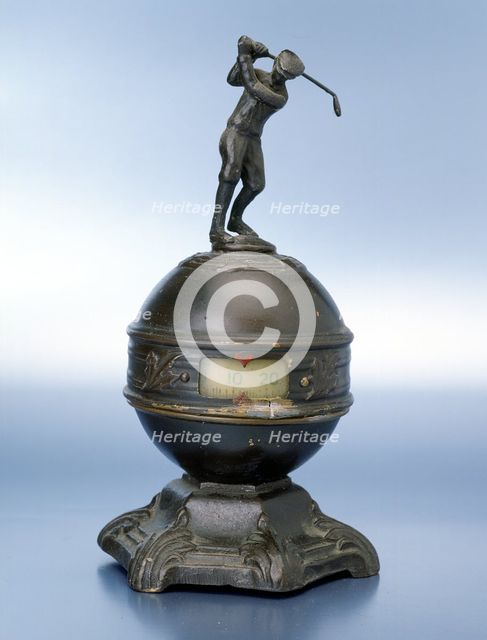 Statuette of golfer, c1910. Creator: Unknown.