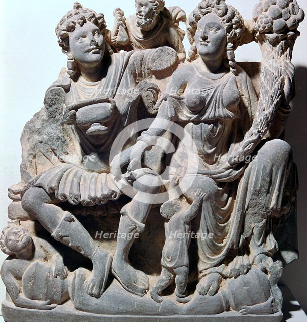 Statuette of Haritiki and Pangika. Artist: Unknown
