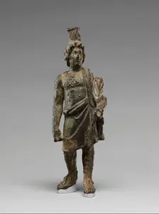 Statuette of Hermanubis; Statuette of a god, possibly Serapis, 2nd-3rd century A.D. Creator: Unknown