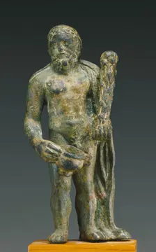 Statuette of Herakles Holding a Kantharos, 2nd-3rd century A.D. Creator: Unknown