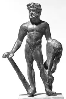Statuette of Hercules Holding the Apples of the Hesperides, 2nd-3rd century A.D. Creator: Unknown