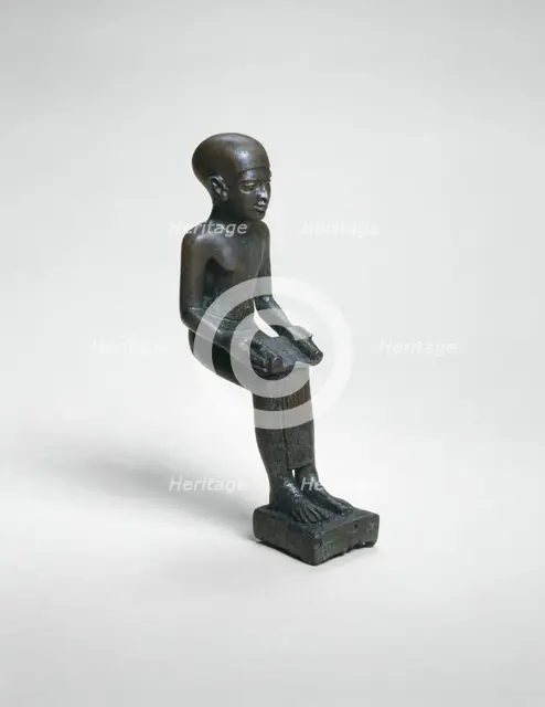 Statuette of Imhotep, Egypt, Ptolemaic Period (305-30 BCE). Creator: Unknown.