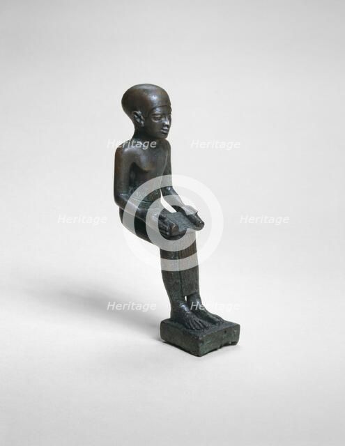 Statuette of Imhotep, Egypt, Ptolemaic Period (305-30 BCE). Creator: Unknown.
