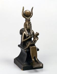 Statuette of Isis with Horus on her Laps