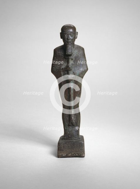 Statuette of Ptah, Egypt, Late Period, Dynasty 26-30 (about 664-332 BCE). Creator: Unknown.