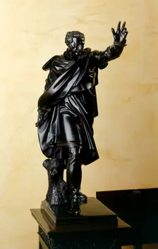 Statuette of Prince Gebhard von Blucher, Prussian general of the Napoleonic Wars, 1824. Artist: Nigel Corrie