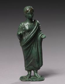 Statuette of Sacrificing Woman, 600-480 BC. Creator: Unknown