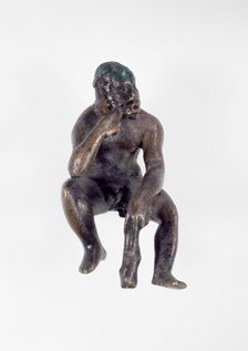 Statuette of Seated Hercules, 2nd century A.D. Creator: Unknown