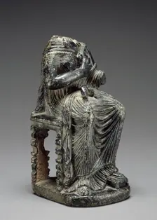 Statuette of Seated Isis with Infant Harpokrates, 1st century B.C.-1st century A.D. Creator: Unknown