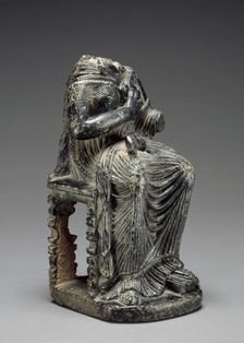 Statuette of Seated Isis with Infant Harpokrates, 1st century B.C.-1st century A.D. Creator: Unknown