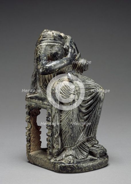 Statuette of Seated Isis with Infant Harpokrates, 1st century B.C.-1st century A.D. Creator: Unknown.
