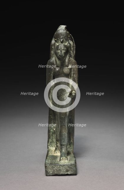 Statuette of Sekhmet, 664-525 BC. Creator: Unknown.