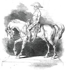 Statuette of the Duke of Wellington, by Count d'Orsay, 1845. Creator: Unknown