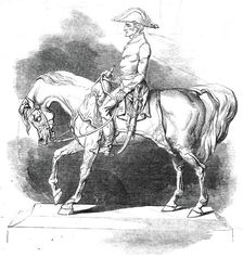 Statuette of the Duke of Wellington, by Count d'Orsay, 1845. Creator: Unknown