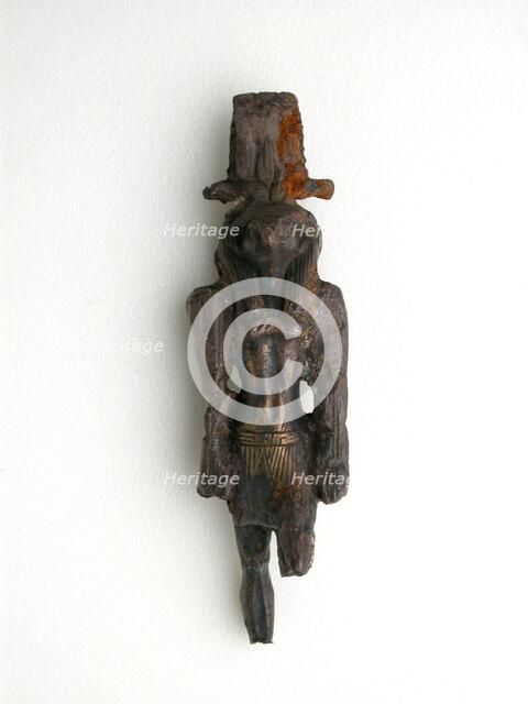 Statuette of the God Horus, Egypt, Third Intermediate Period, Dynasties 22-25 (?) (about 945-656 BCE Creator: Unknown.