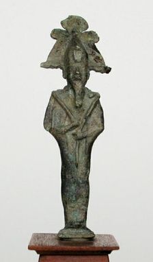 Statuette of the God Osiris, Egypt, Third Intermediate Period-Late Period, Dynasties 21-31 (abt 1069 Creator: Unknown