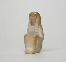 Statuette of the Goddess Maat, Egypt, New Kingdom, Dynasty 18 or earlier (1623-1293 BCE). Creator: Unknown